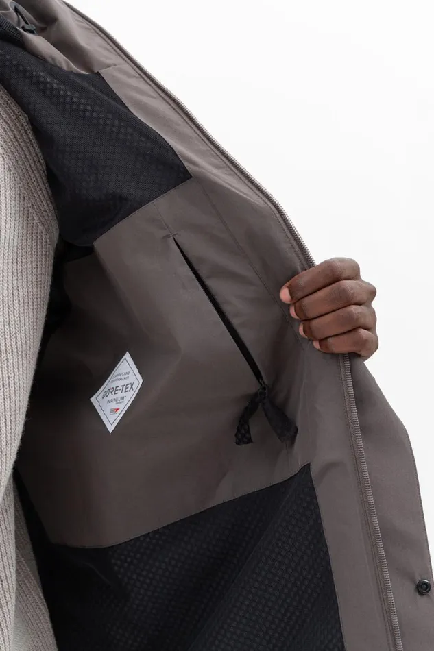 Men Norse Projects Outerwear Nunk GoreTex Infinium Heathland Brown