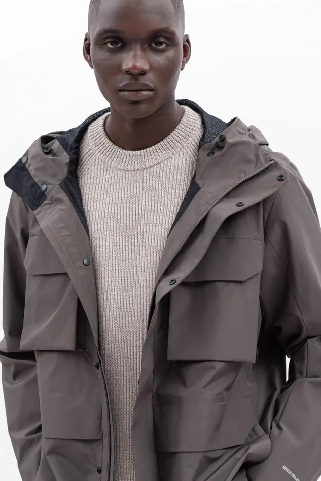 Men Norse Projects Outerwear Nunk GoreTex Infinium Heathland Brown