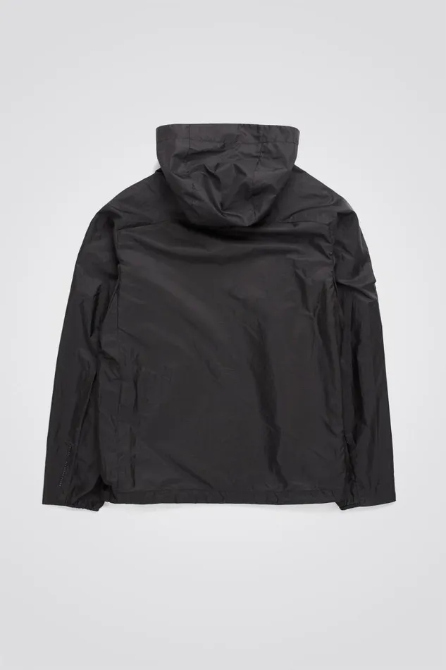 Men Norse Projects Outerwear Pasmo Hooded Windbreaker Jacket Black