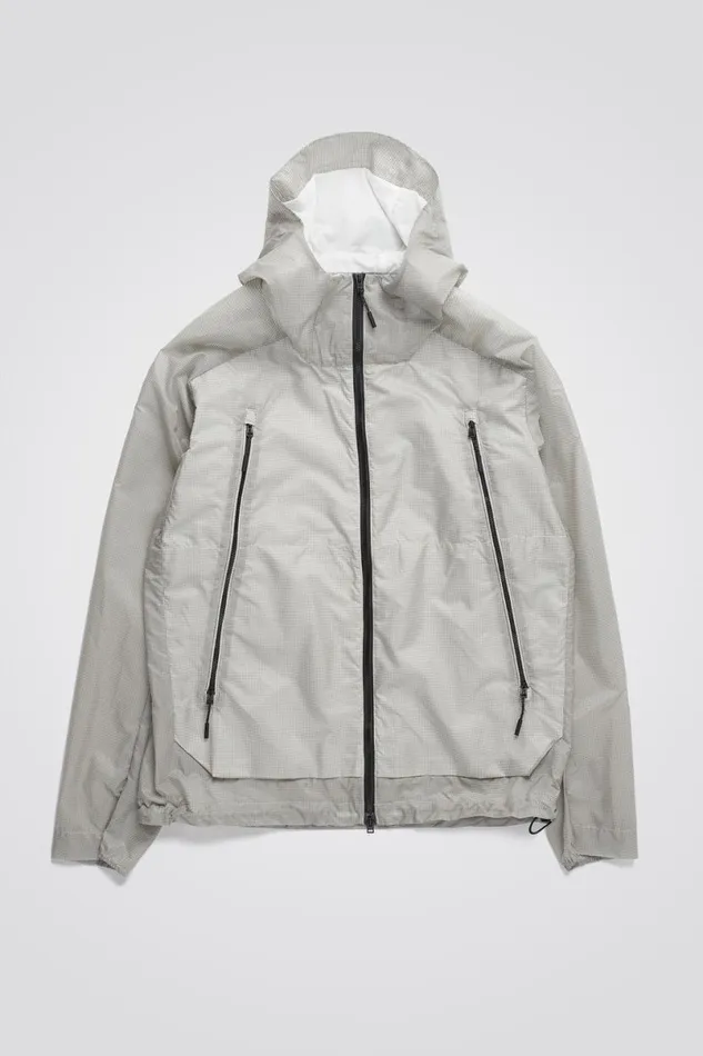 Men Norse Projects Outerwear Pasmo Hooded Windbreaker Jacket Lucid White