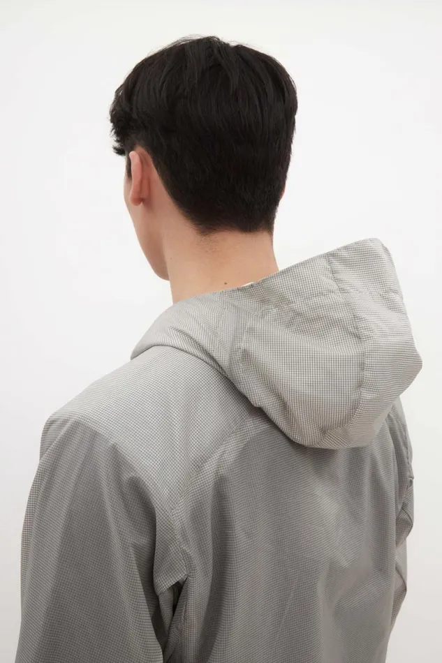Men Norse Projects Outerwear Pasmo Hooded Windbreaker Jacket Lucid White
