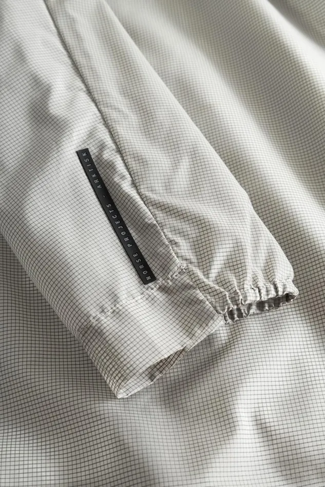 Men Norse Projects Outerwear Pasmo Hooded Windbreaker Jacket Lucid White