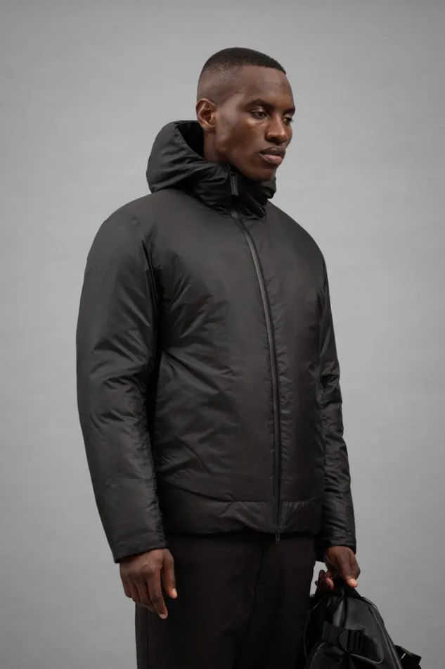 Men Norse Projects Outerwear Pasmo Rip Short Down Parka Black