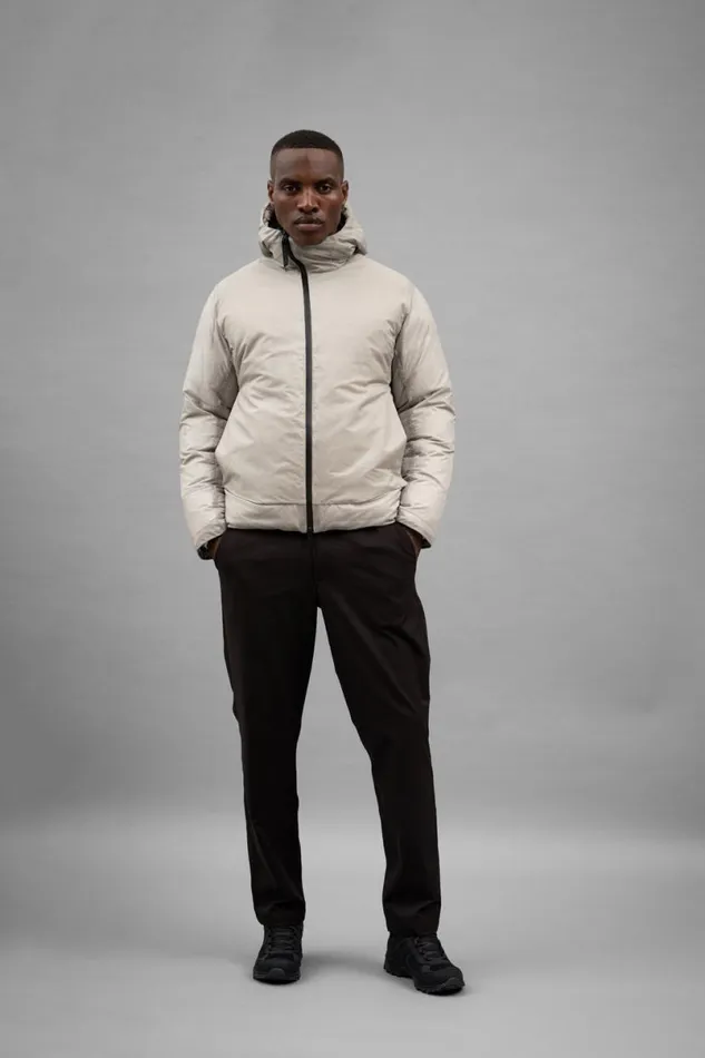 Men Norse Projects Outerwear Pasmo Rip Short Down Parka Lucid White