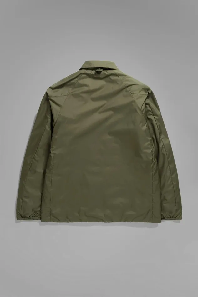 Men Norse Projects Outerwear Pertex Quantum Midlayer Shirt Army Green