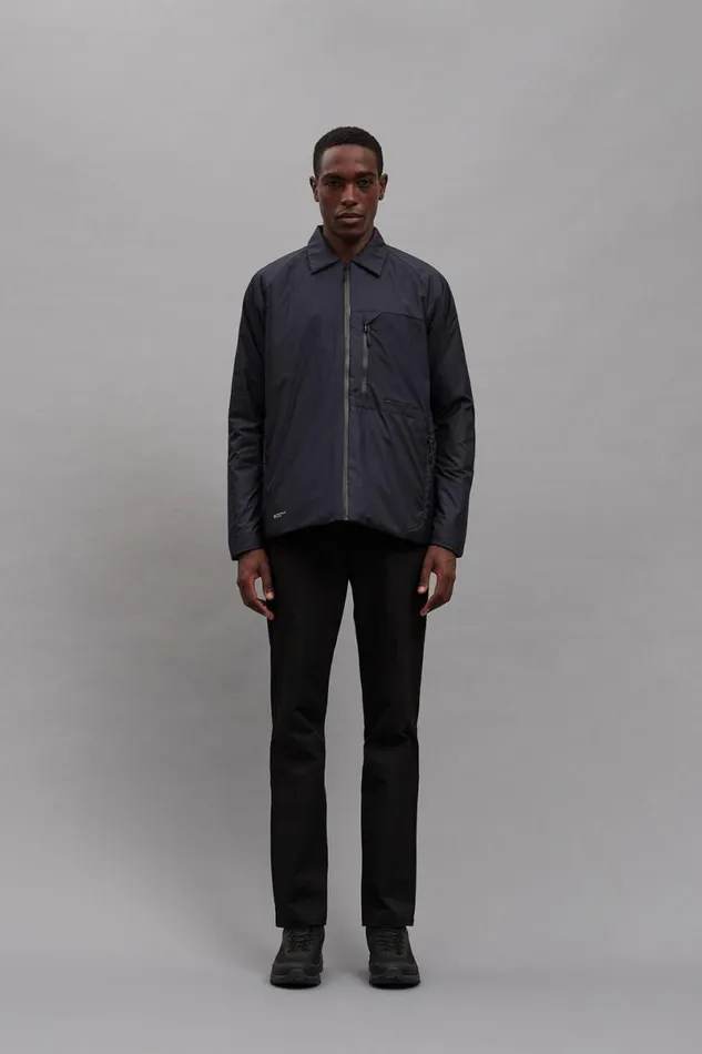 Men Norse Projects Outerwear Pertex Quantum Midlayer Shirt Dark Navy