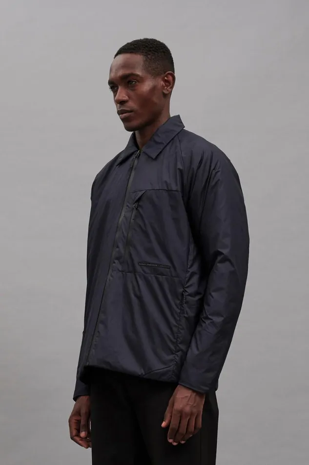 Men Norse Projects Outerwear Pertex Quantum Midlayer Shirt Dark Navy