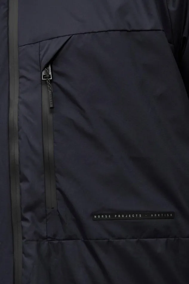 Men Norse Projects Outerwear Pertex Quantum Midlayer Shirt Dark Navy
