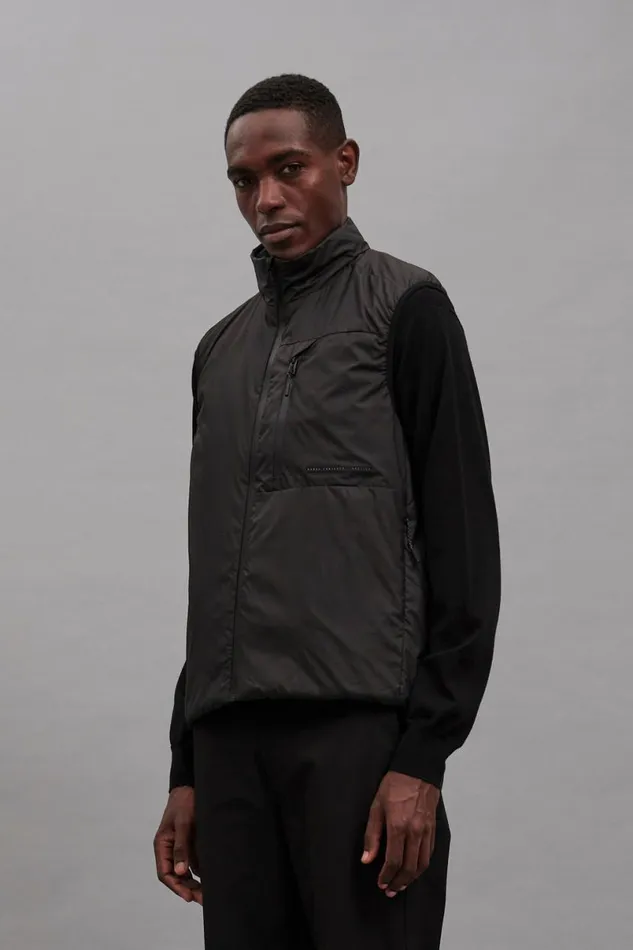 Men Norse Projects Outerwear Pertex Quantum Midlayer Vest Black