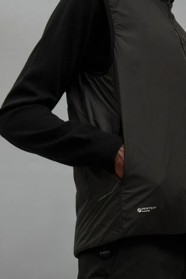 Men Norse Projects Outerwear Pertex Quantum Midlayer Vest Black