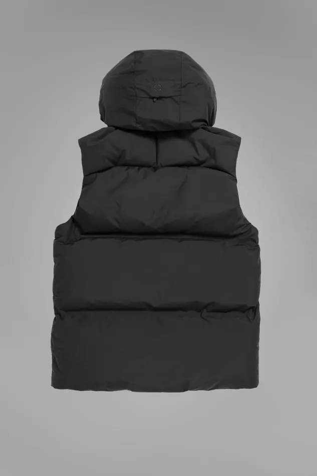 Men Norse Projects Outerwear Pertex Shield Hooded Down Gilet Black