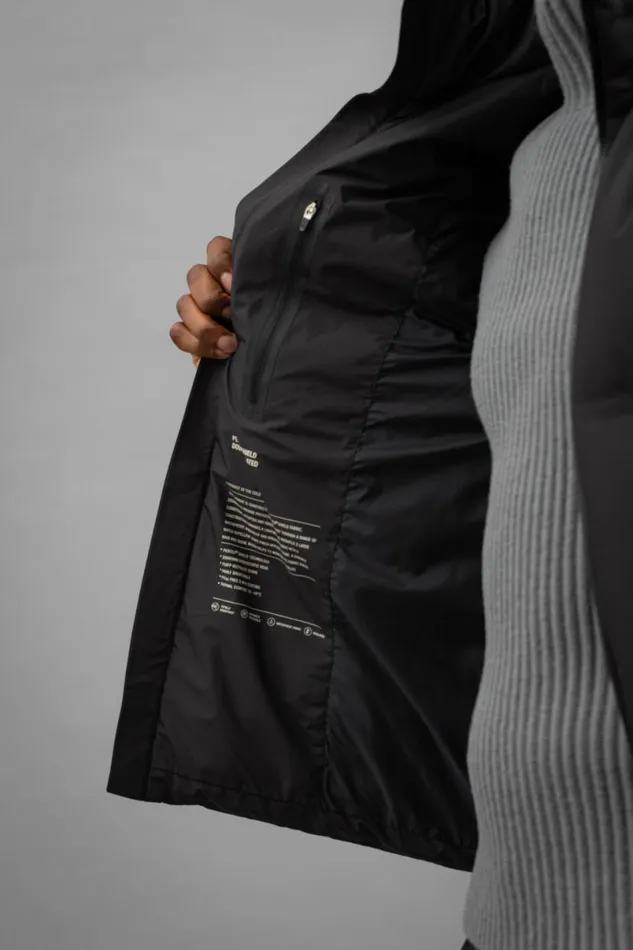 Men Norse Projects Outerwear Pertex Shield Hooded Down Gilet Black