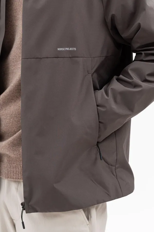 Men Norse Projects Outerwear Ryan GoreTex Infinium Heathland Brown