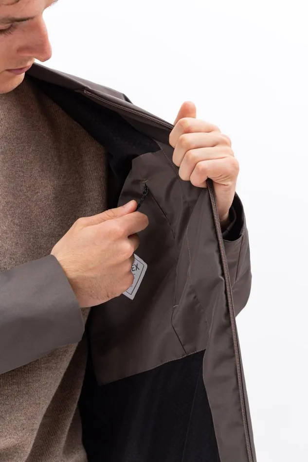 Men Norse Projects Outerwear Ryan GoreTex Infinium Heathland Brown