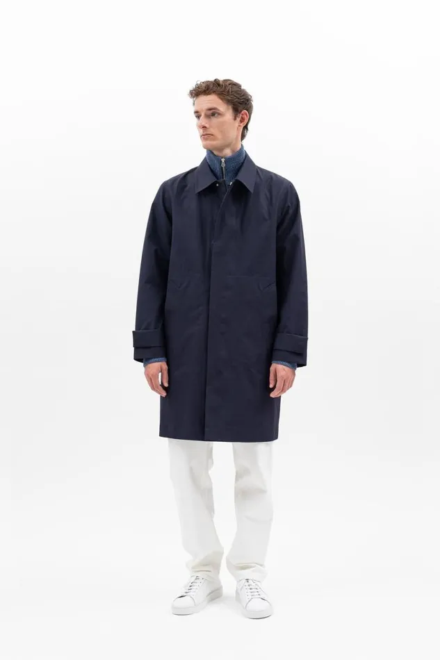 Men Norse Projects Outerwear Thor Rain Dark Navy