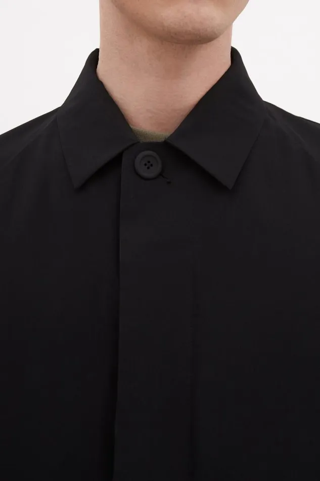 Men Norse Projects Outerwear Vargo Travel Light Raglan Mac Black