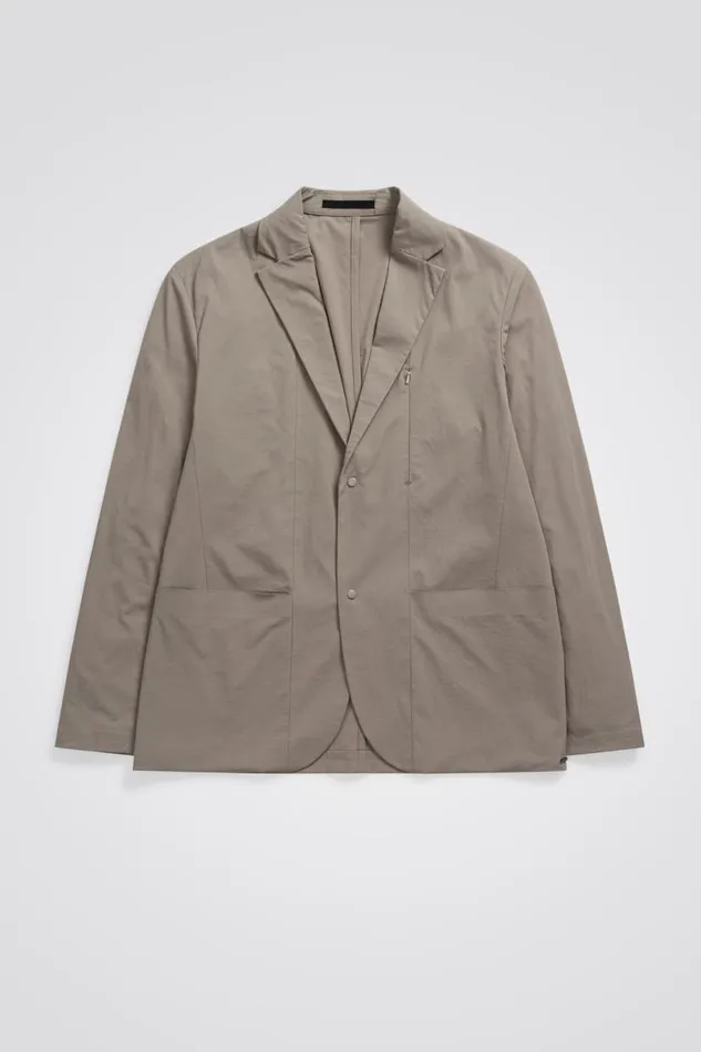 Men Norse Projects Overshirts Emil Travel Light Concrete Grey