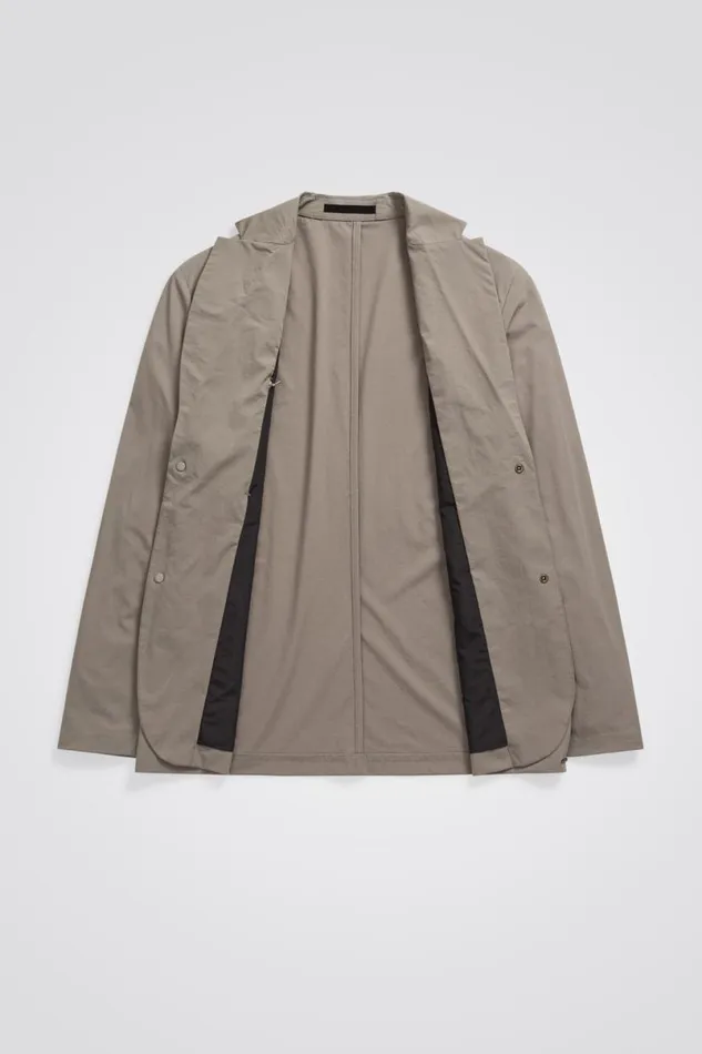 Men Norse Projects Overshirts Emil Travel Light Concrete Grey