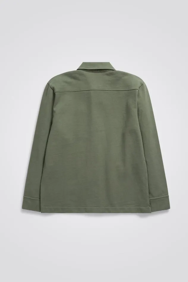 Men Norse Projects Overshirts Jorn Tab Series Overshirt Dried Sage Green