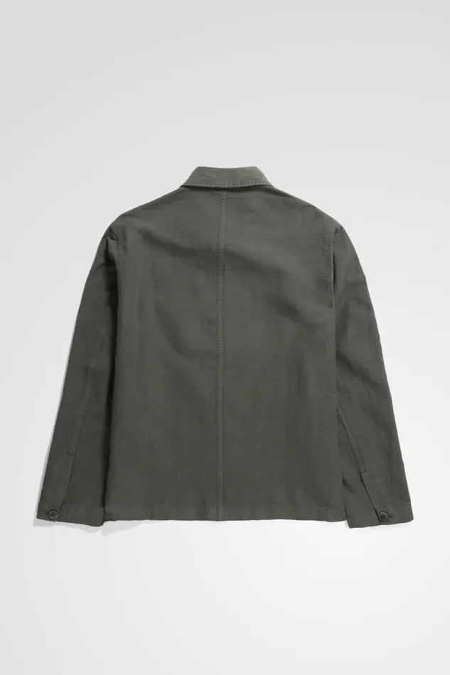 Men Norse Projects Overshirts Tyge Cotton Linen Overshirt Spruce Green