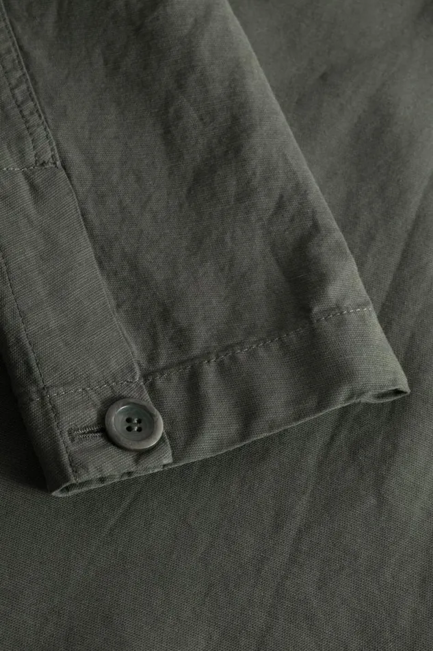 Men Norse Projects Overshirts Tyge Cotton Linen Overshirt Spruce Green