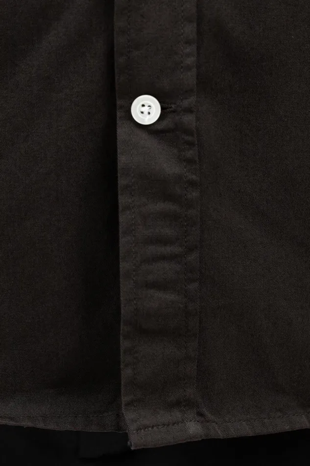 Men Norse Projects Shirting Anton Light Twill Shirt Espresso