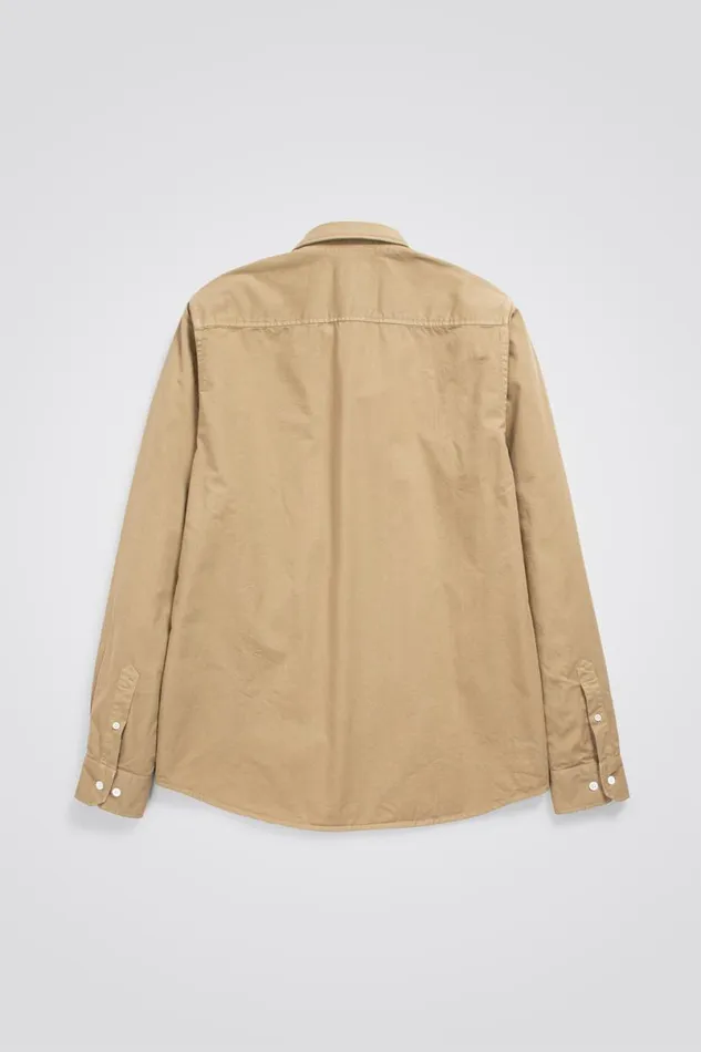 Men Norse Projects Shirting Anton Light Twill Shirt Utility Khaki