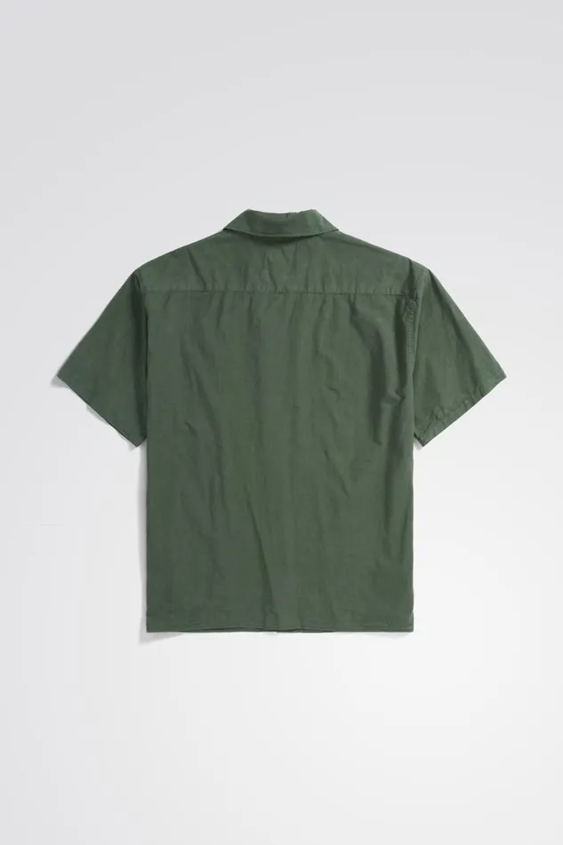 Men Norse Projects Shirting Carsten Cotton Tencel Shirt Spruce Green