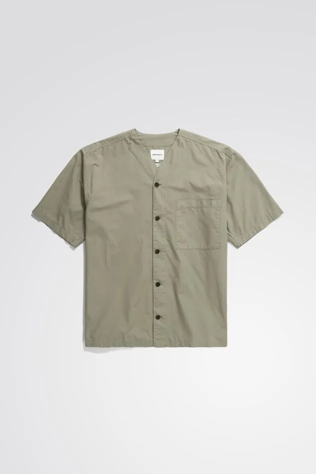 Men Norse Projects Shirting Erwin Typewriter SS Shirt Clay