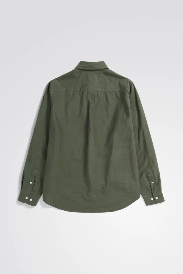 Men Norse Projects Shirting Osvald Tencel Spruce Green