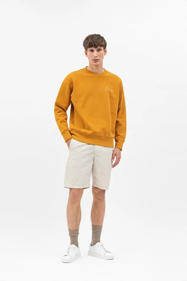 Men Norse Projects Shorts Aaren Typewriter Shorts Marble White