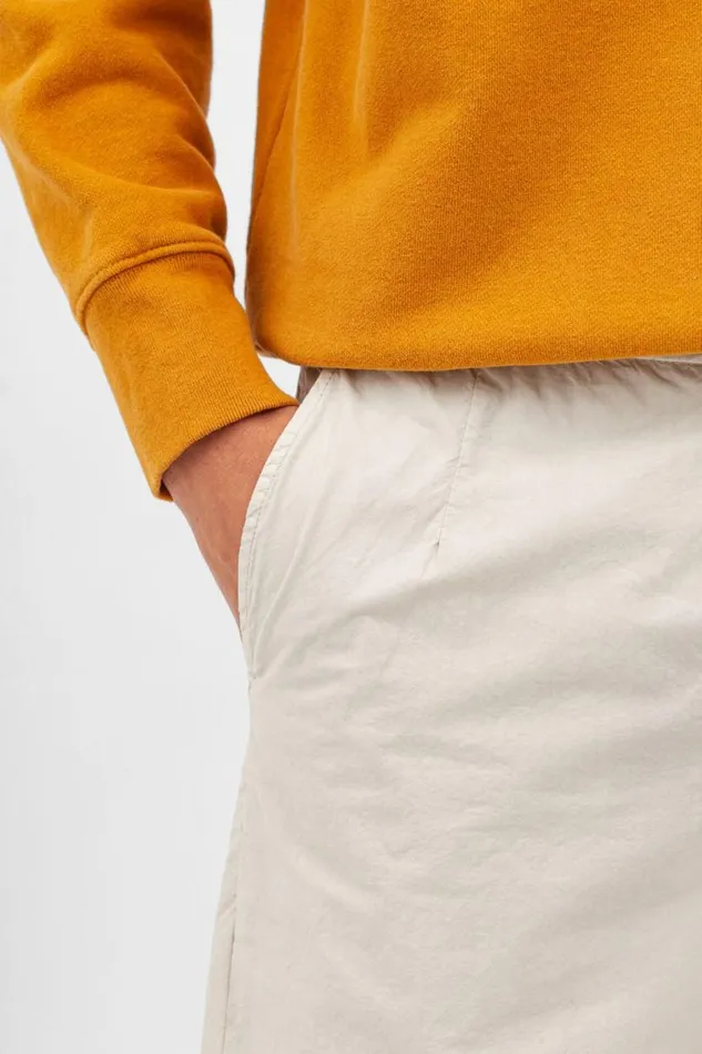 Men Norse Projects Shorts Aaren Typewriter Shorts Marble White