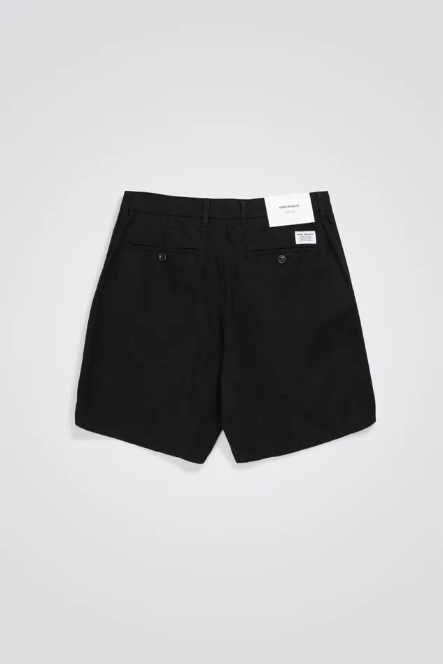 Men Norse Projects Shorts Aros Regular Light Shorts Black