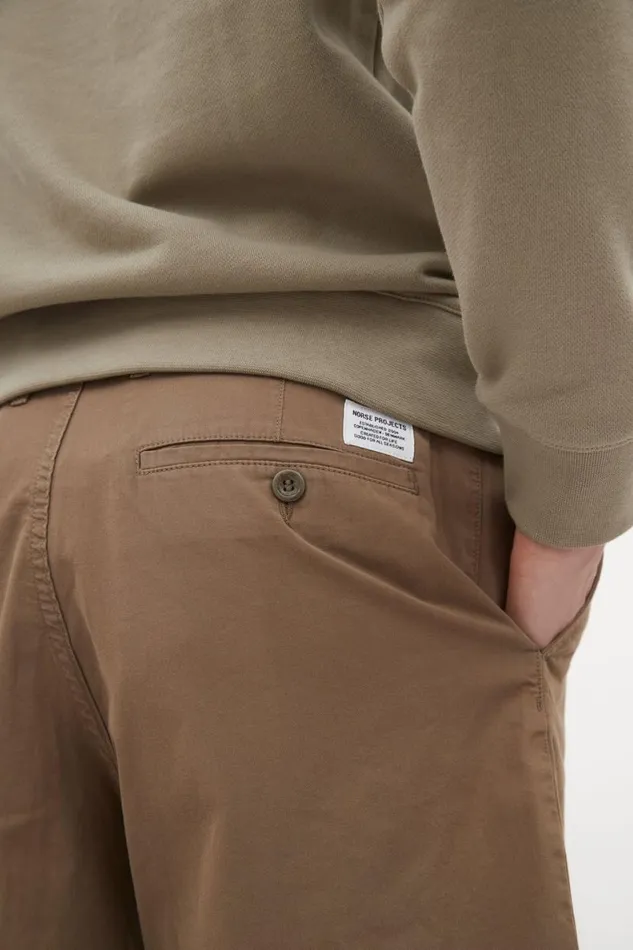 Men Norse Projects Shorts Aros Regular Light Shorts Sediment Green