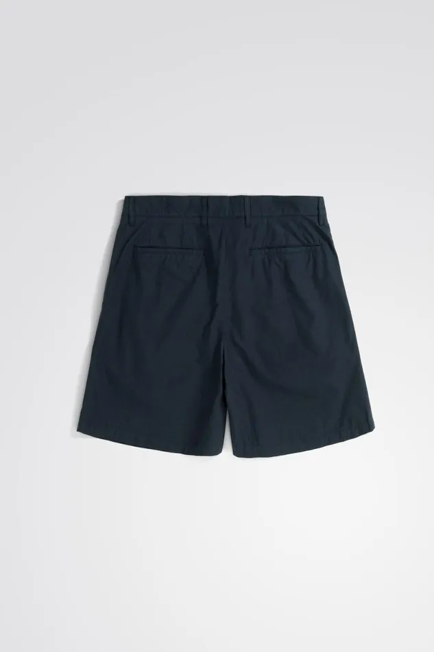 Men Norse Projects Shorts Benn Relaxed Typewriter Pleated Short Dark Navy