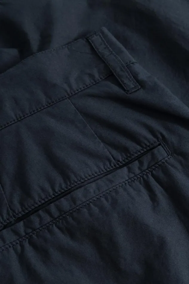 Men Norse Projects Shorts Benn Relaxed Typewriter Pleated Short Dark Navy