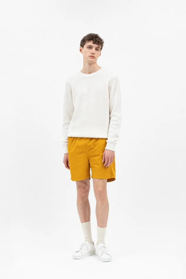 Men Norse Projects Shorts Hauge Swimmers Chrome Yellow