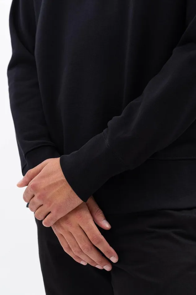 Men Norse Projects Sweatshirts Arne Logo Sweat Black