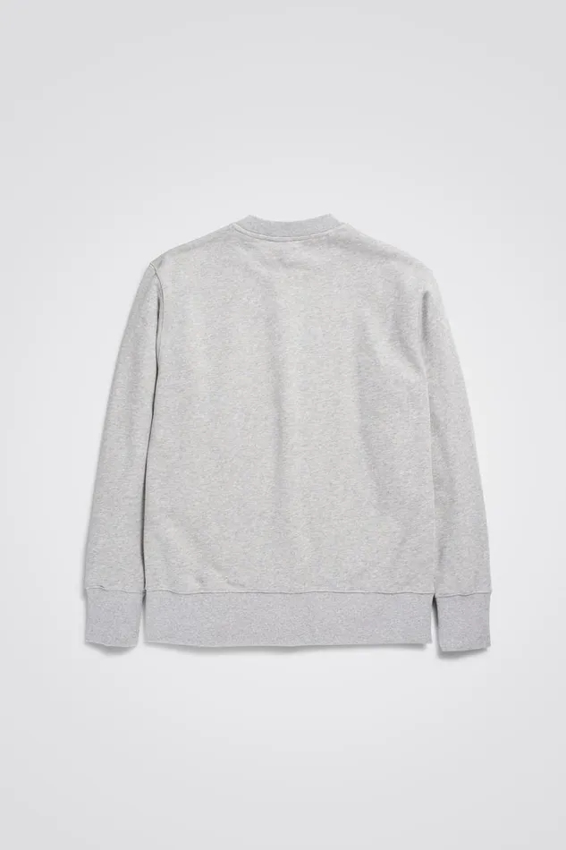 Men Norse Projects Sweatshirts Arne Logo Sweat Lightgreymelange