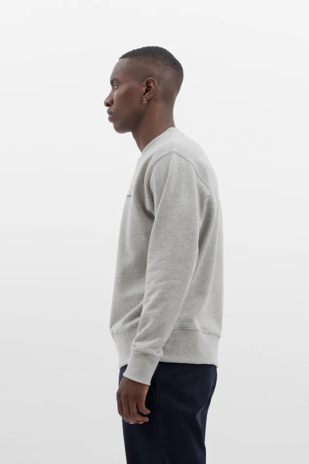 Men Norse Projects Sweatshirts Arne Logo Sweat Lightgreymelange