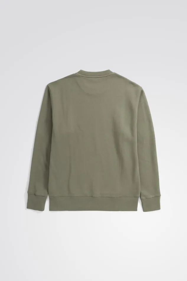 Men Norse Projects Sweatshirts Arne Logo Sweat Sediment Green