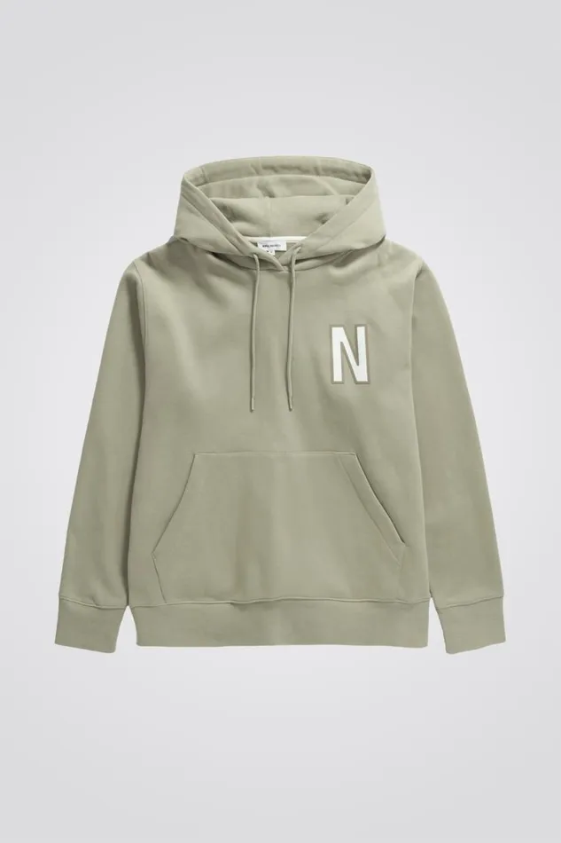Men Norse Projects Sweatshirts Arne Relaxed Organic Brushed Fleece Large N Hoodie Clay Men Norse Projects Sweatshirts Arne Relaxed Organic Brushed Fleece Large N Hoodie Clay