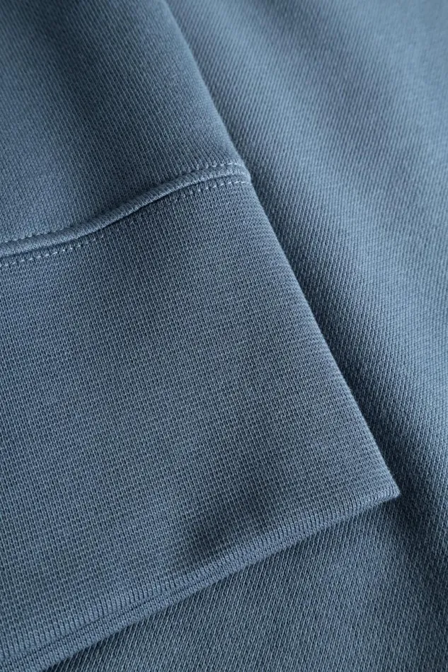 Men Norse Projects Sweatshirts Arne Relaxed Organic Chain Stitch Logo Sweatshirt Steel Blue