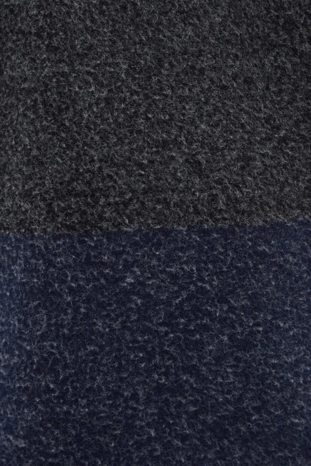Men Norse Projects Sweatshirts Ruben Brushed Jersey Rugby LS Polo Navy