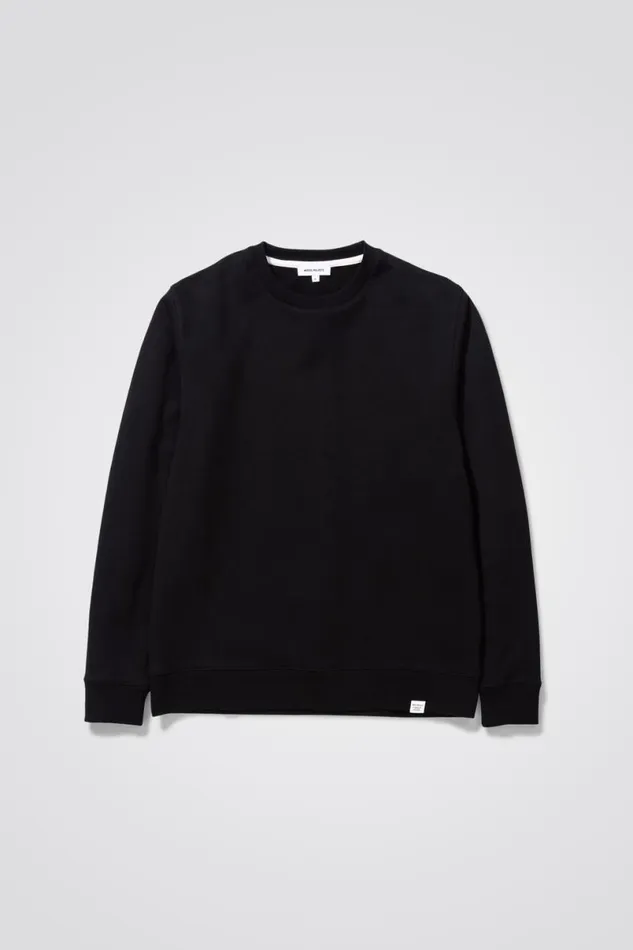 Men Norse Projects Sweatshirts Vagn Classic Crew Black