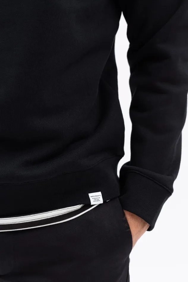 Men Norse Projects Sweatshirts Vagn Classic Crew Black