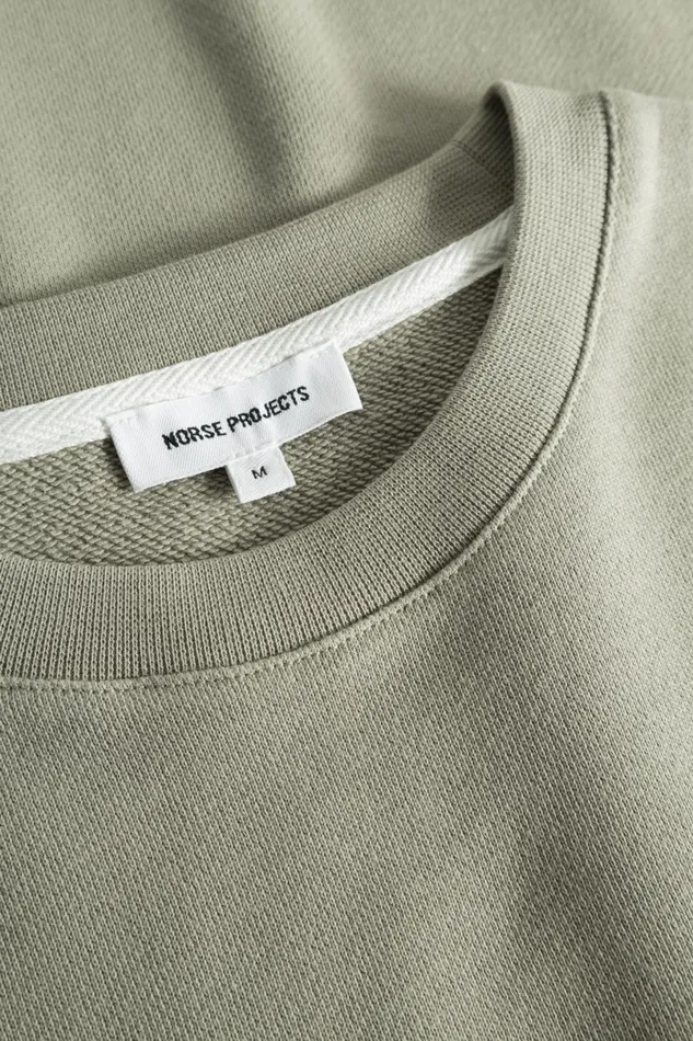 Men Norse Projects Sweatshirts Vagn Classic Crew Clay