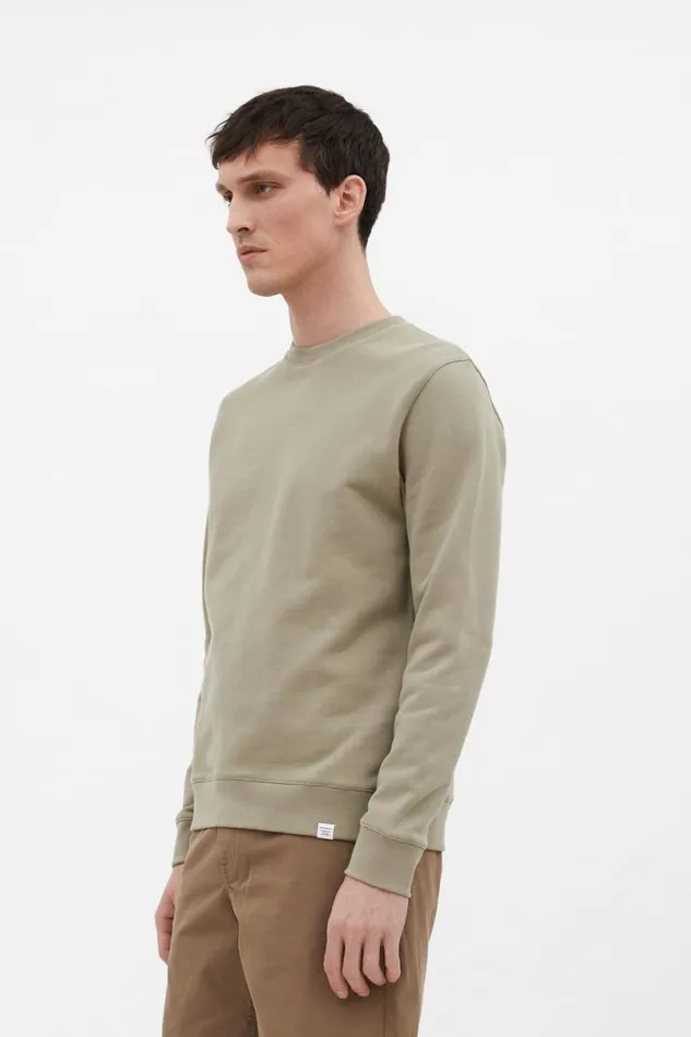 Men Norse Projects Sweatshirts Vagn Classic Crew Clay