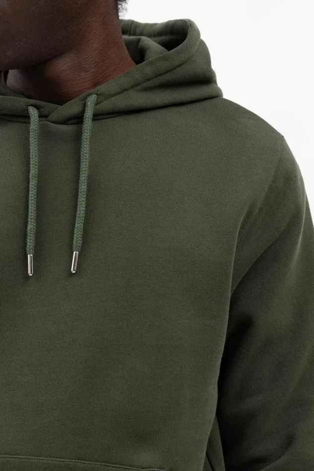 Men Norse Projects Sweatshirts Vagn Classic Hoodie Army Green