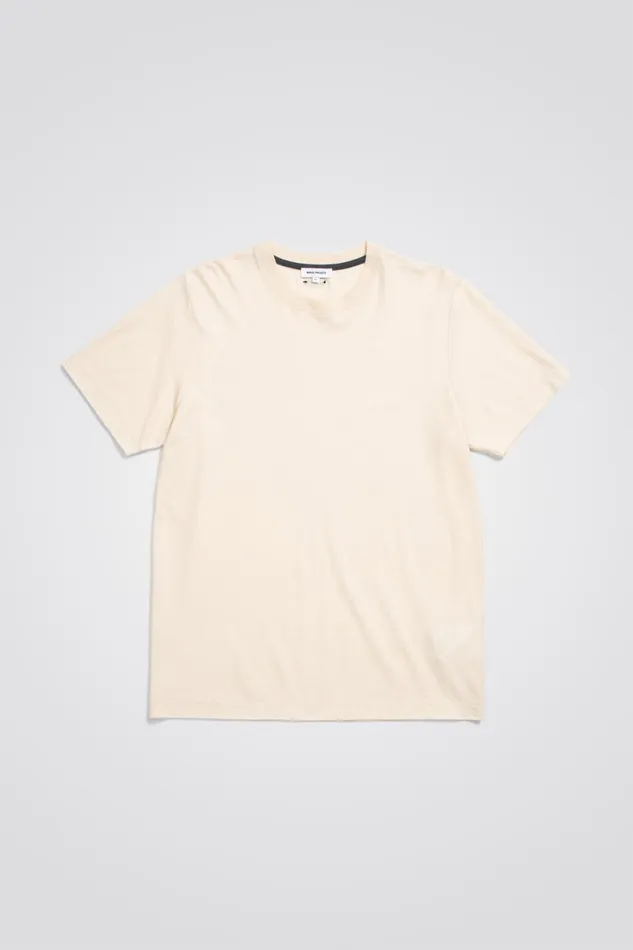 Men Norse Projects TShirts Cotton Crpe Tshirt Ecru